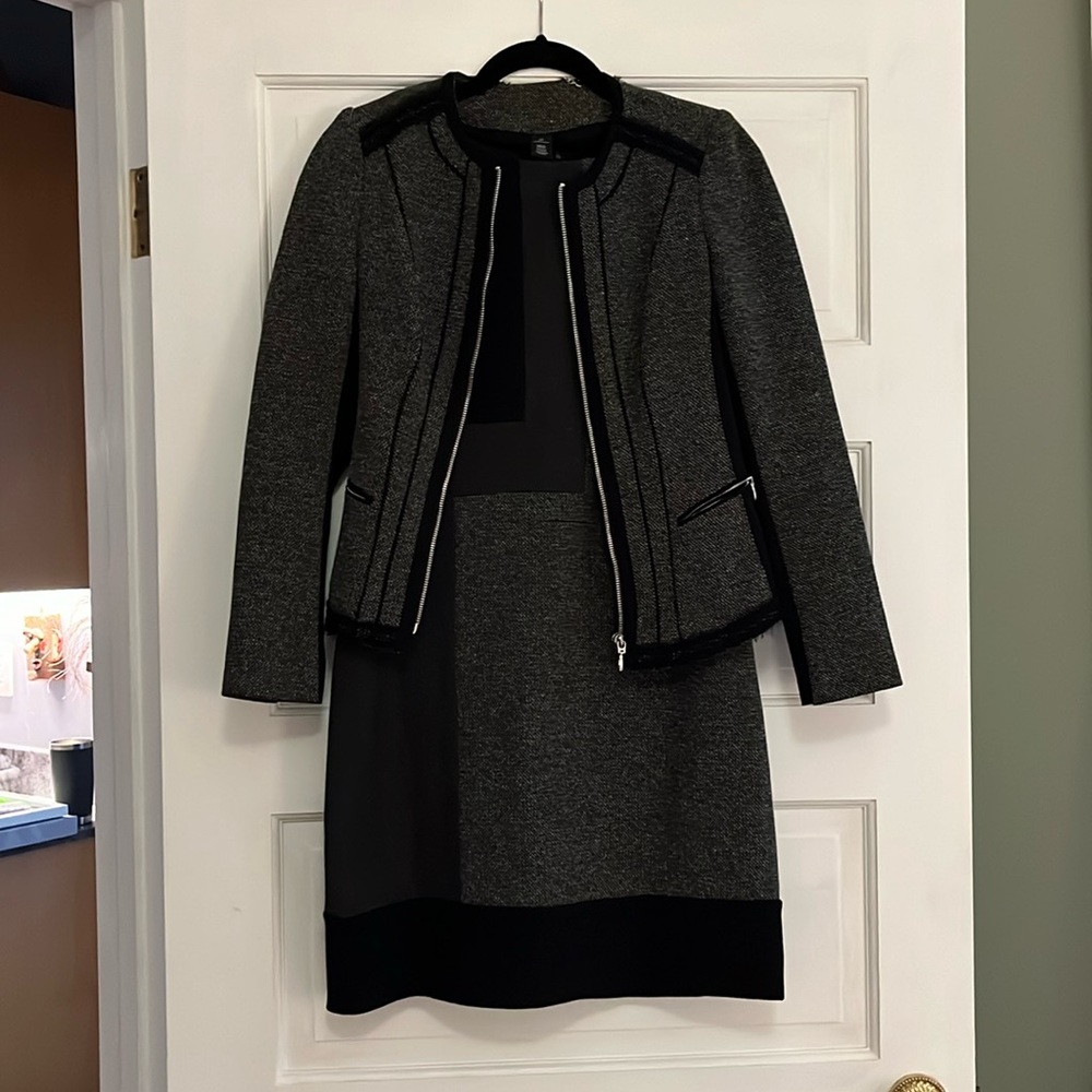 White House | Black Market shift dress + matching blazer